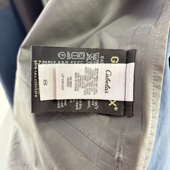 Cabela's Goretex Waterproof / Windproof Rain Hooded Full Zip Jacket 3XL - Picture 6 of 8